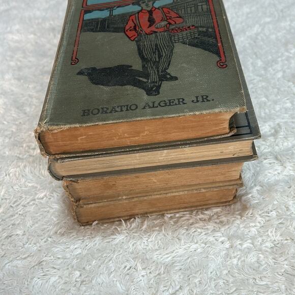 Vintage early 1900s book lot of 4 Mark Mason Alger Grace Harlowe Flower HC ACCPT - Picture 8 of 11